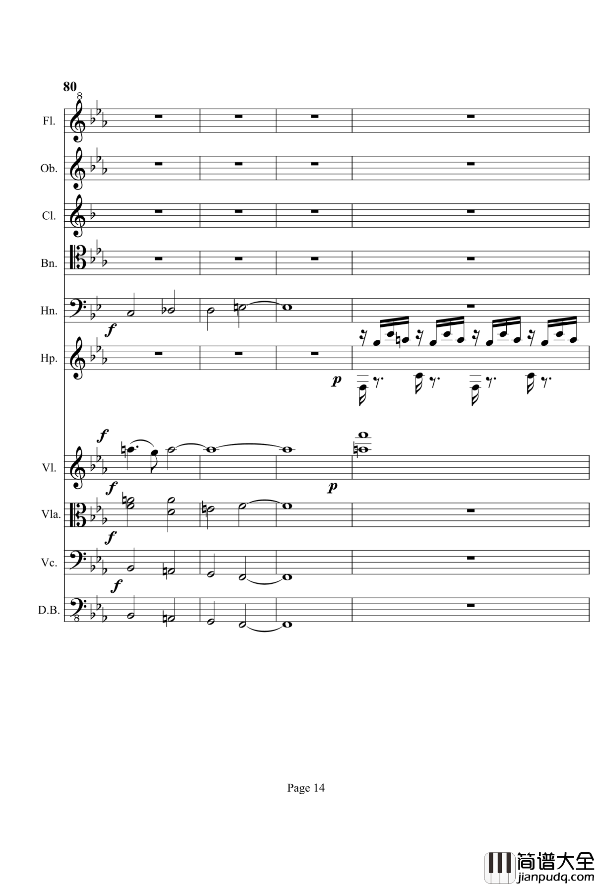 第三交响曲钢琴谱_梦幻的传说_项道荣