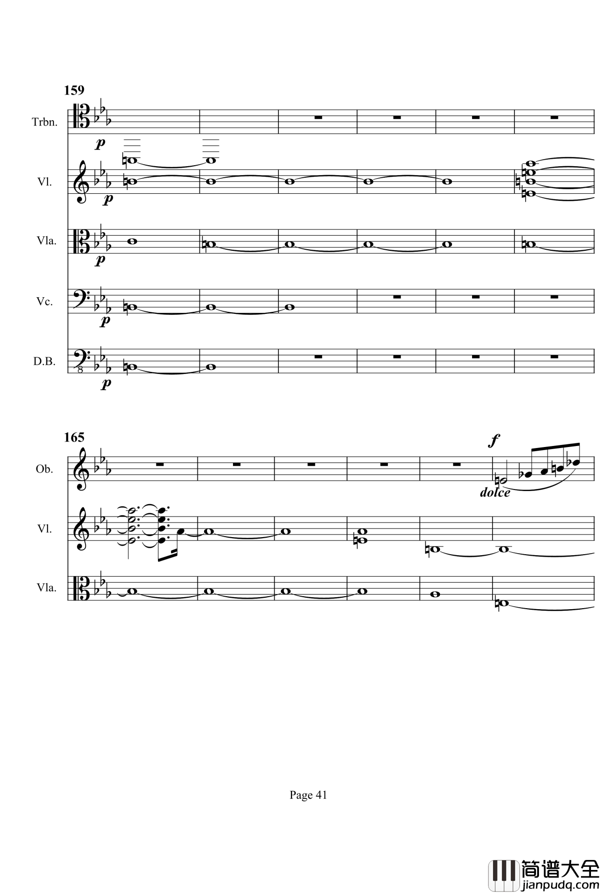 第三交响曲钢琴谱_梦幻的传说_项道荣