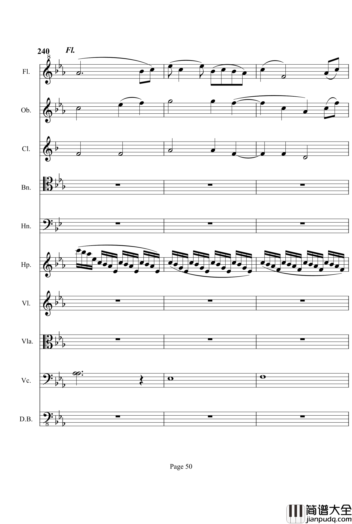 第三交响曲钢琴谱_梦幻的传说_项道荣