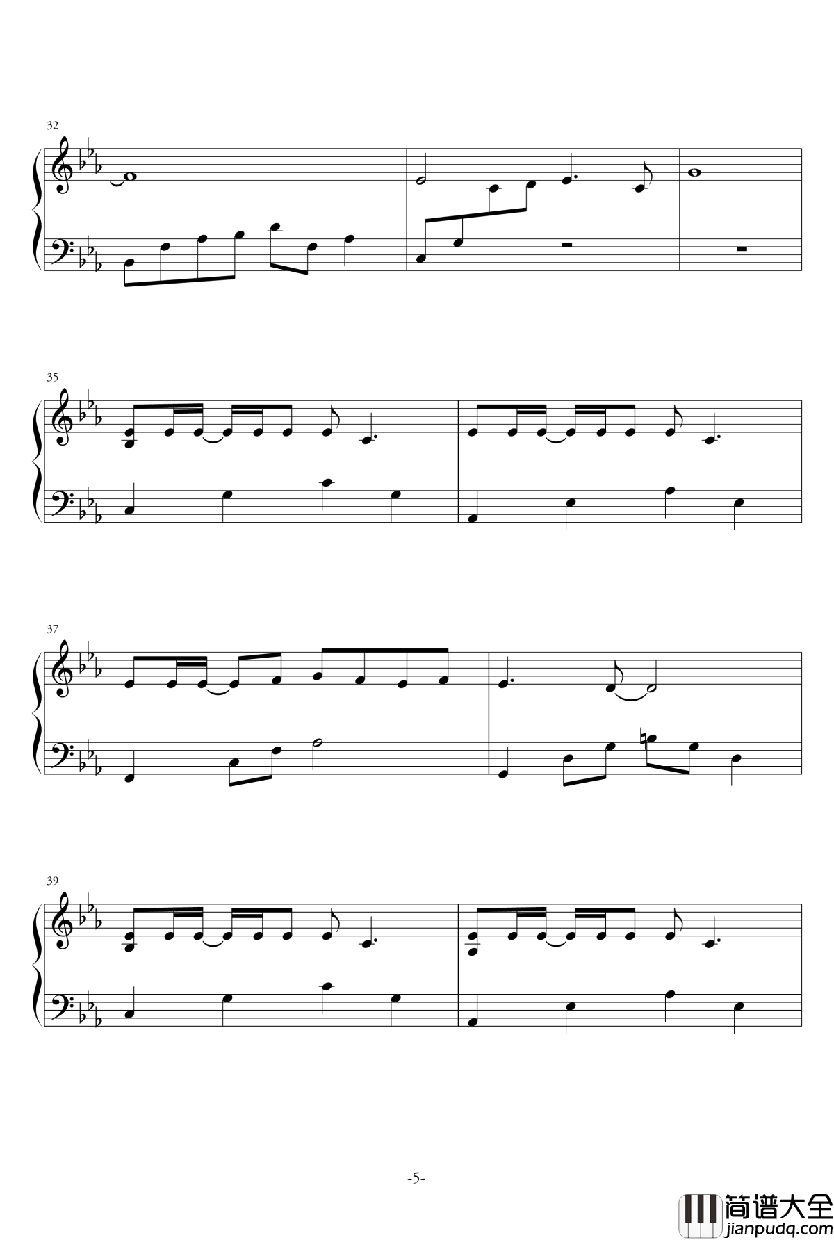 Stay_with_Me钢琴谱_孤单又灿烂的神_鬼怪