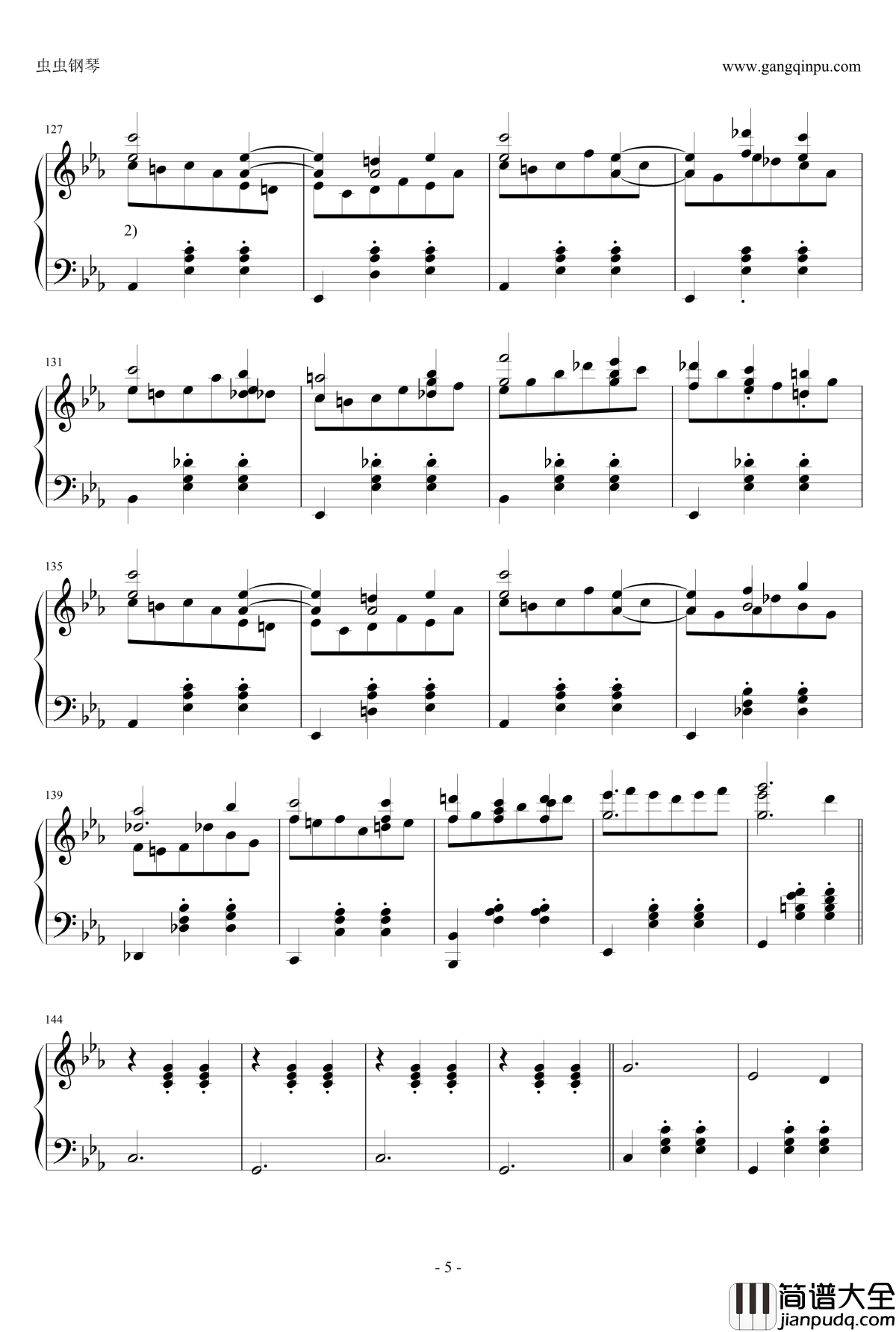 第二圆舞曲钢琴谱_肖斯塔科维奇