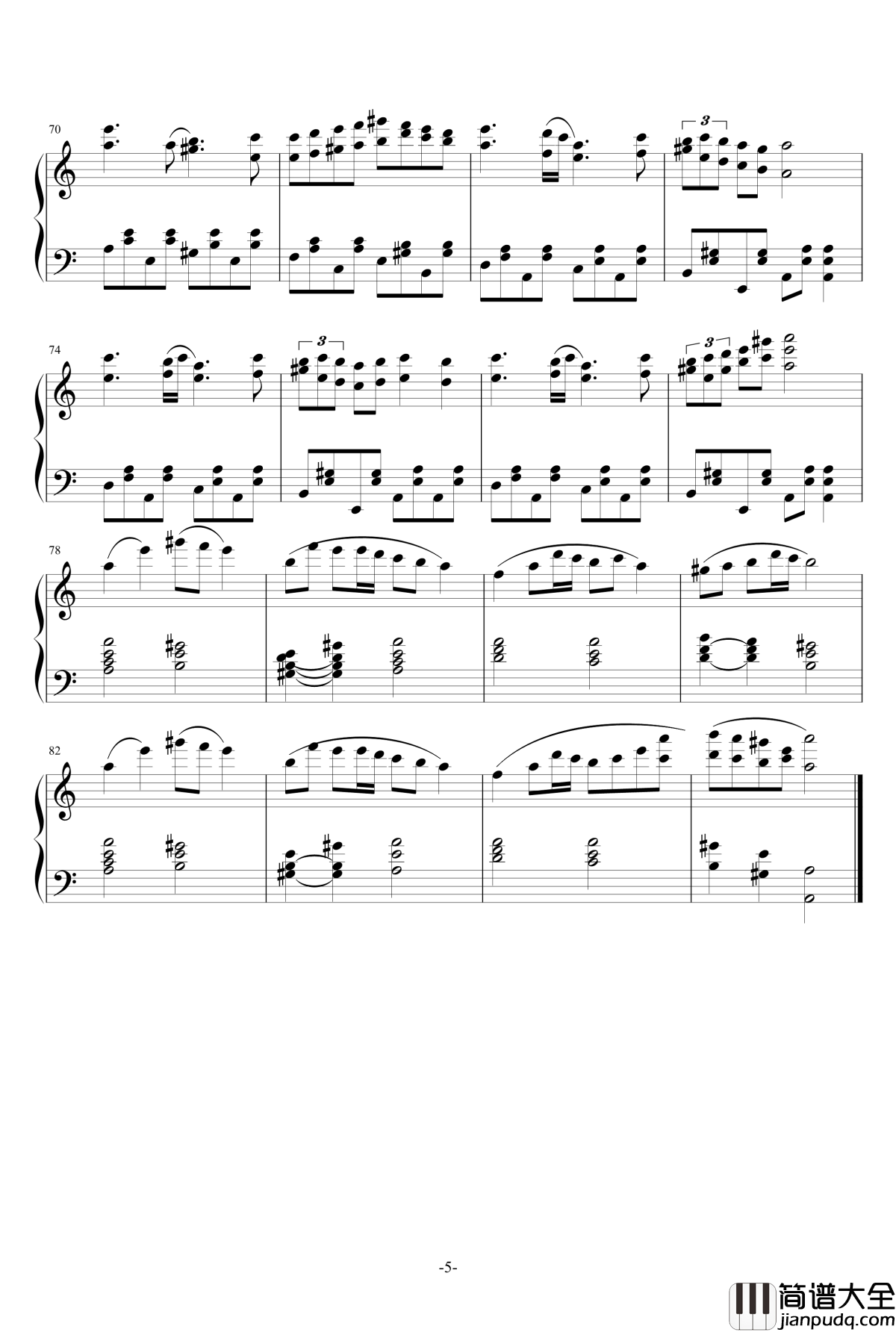 NIGHTY钢琴谱_二夜祭