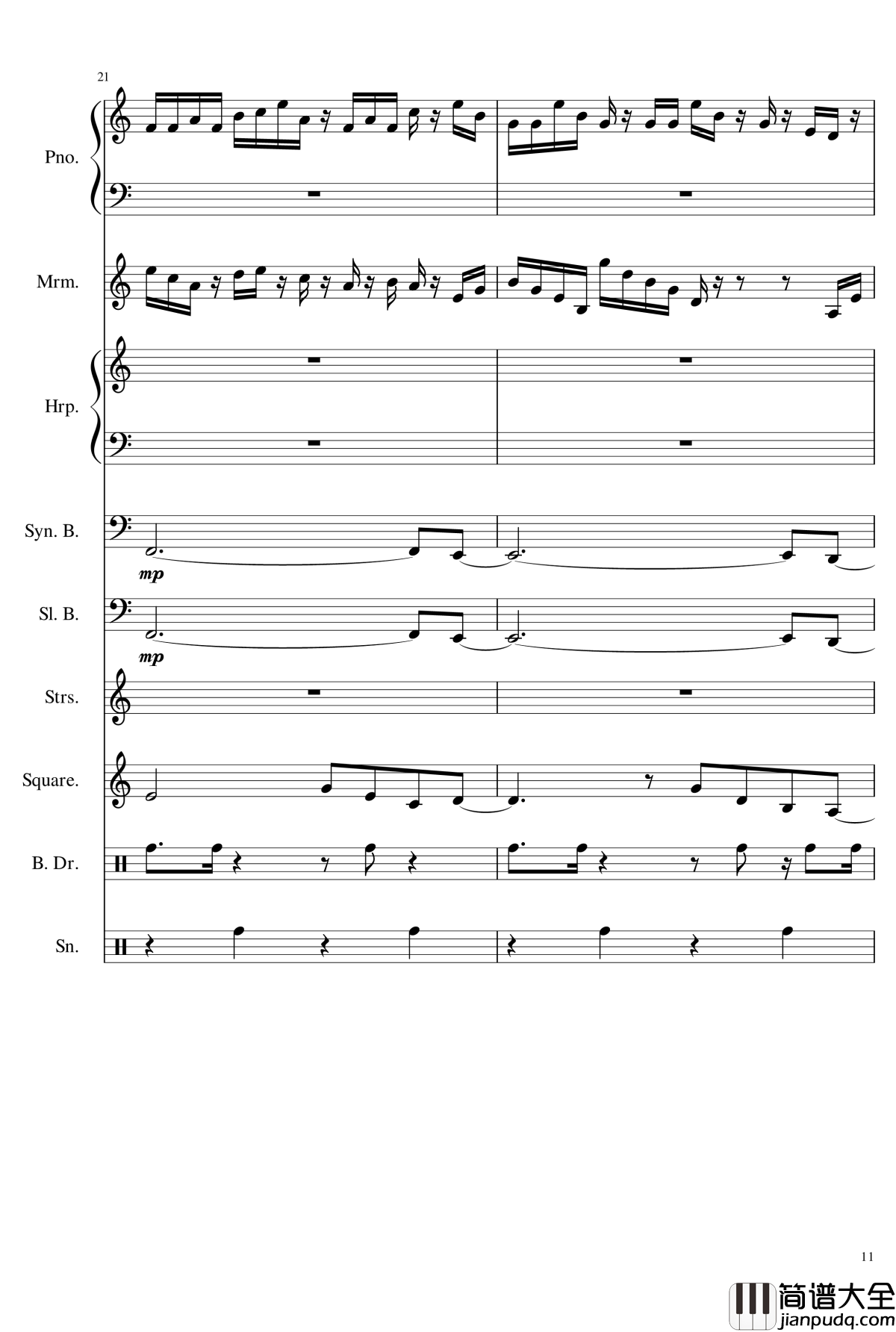 植物大战僵尸传送带钢琴谱_植物大战僵尸