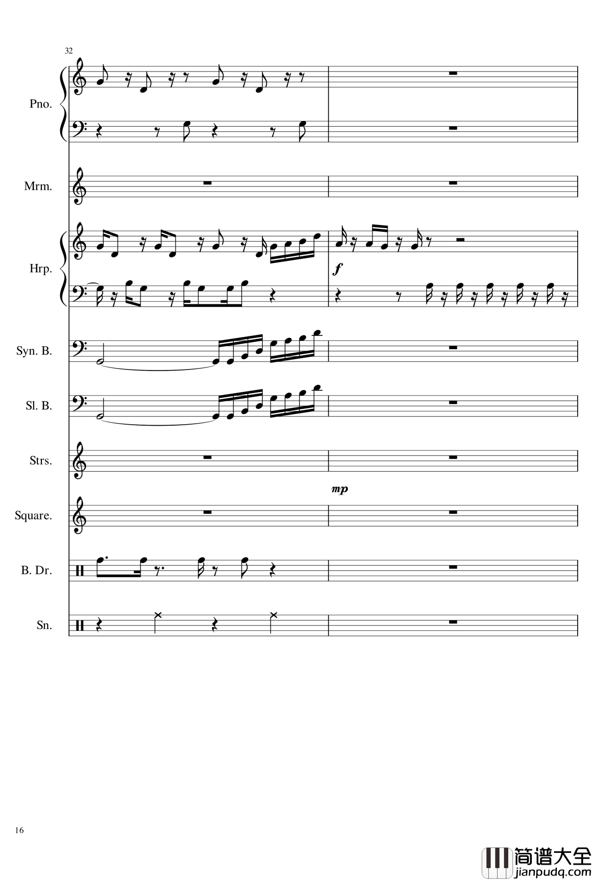 植物大战僵尸传送带钢琴谱_植物大战僵尸