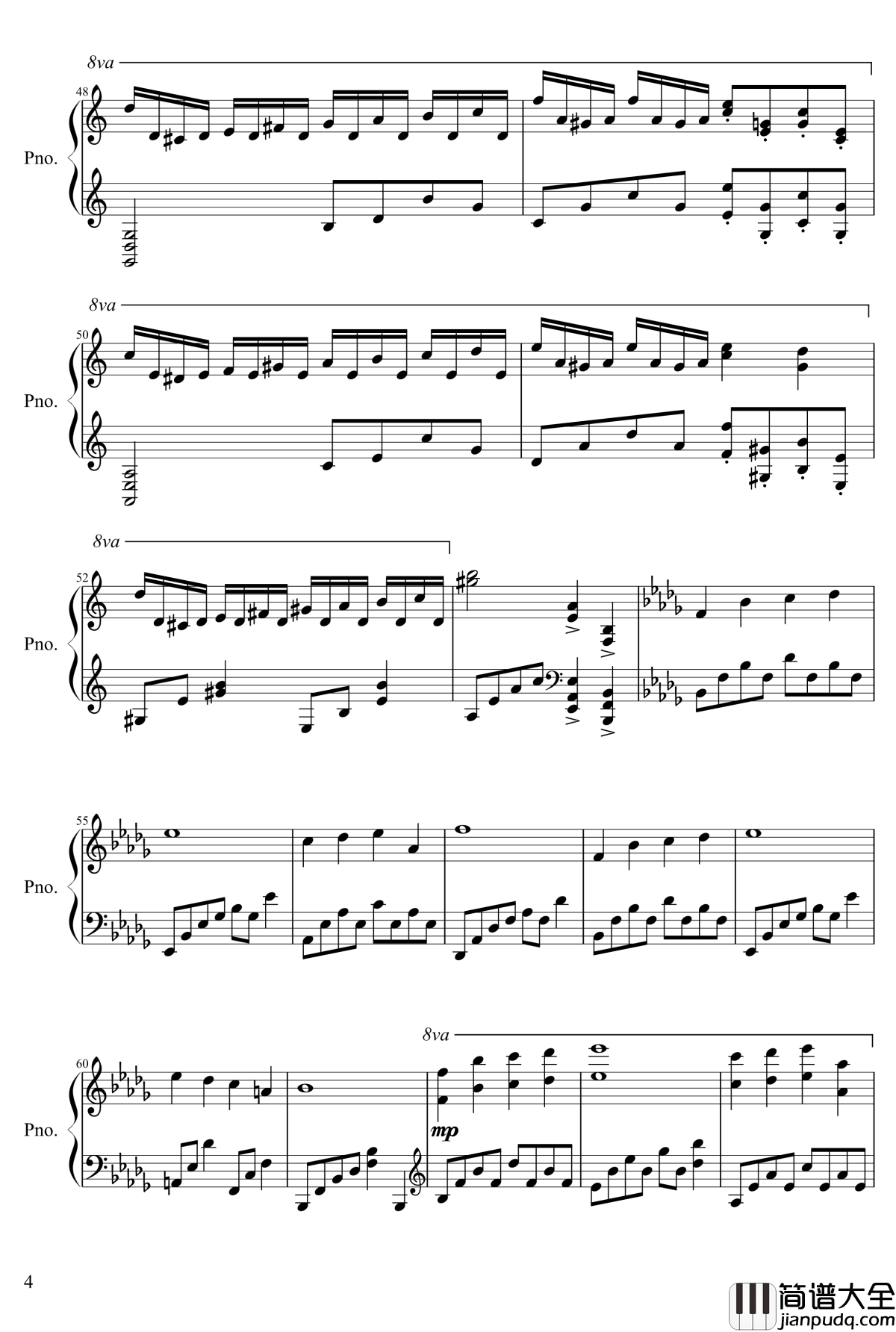 念爱钢琴谱_ZMH1234