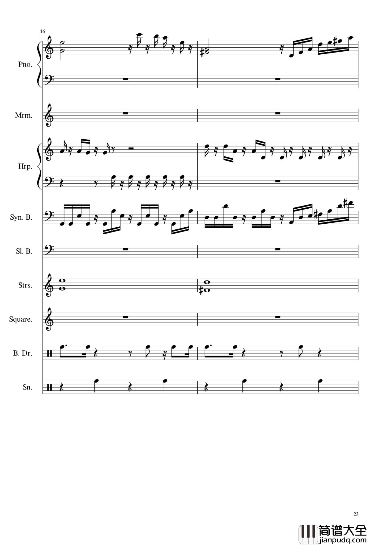 植物大战僵尸传送带钢琴谱_植物大战僵尸