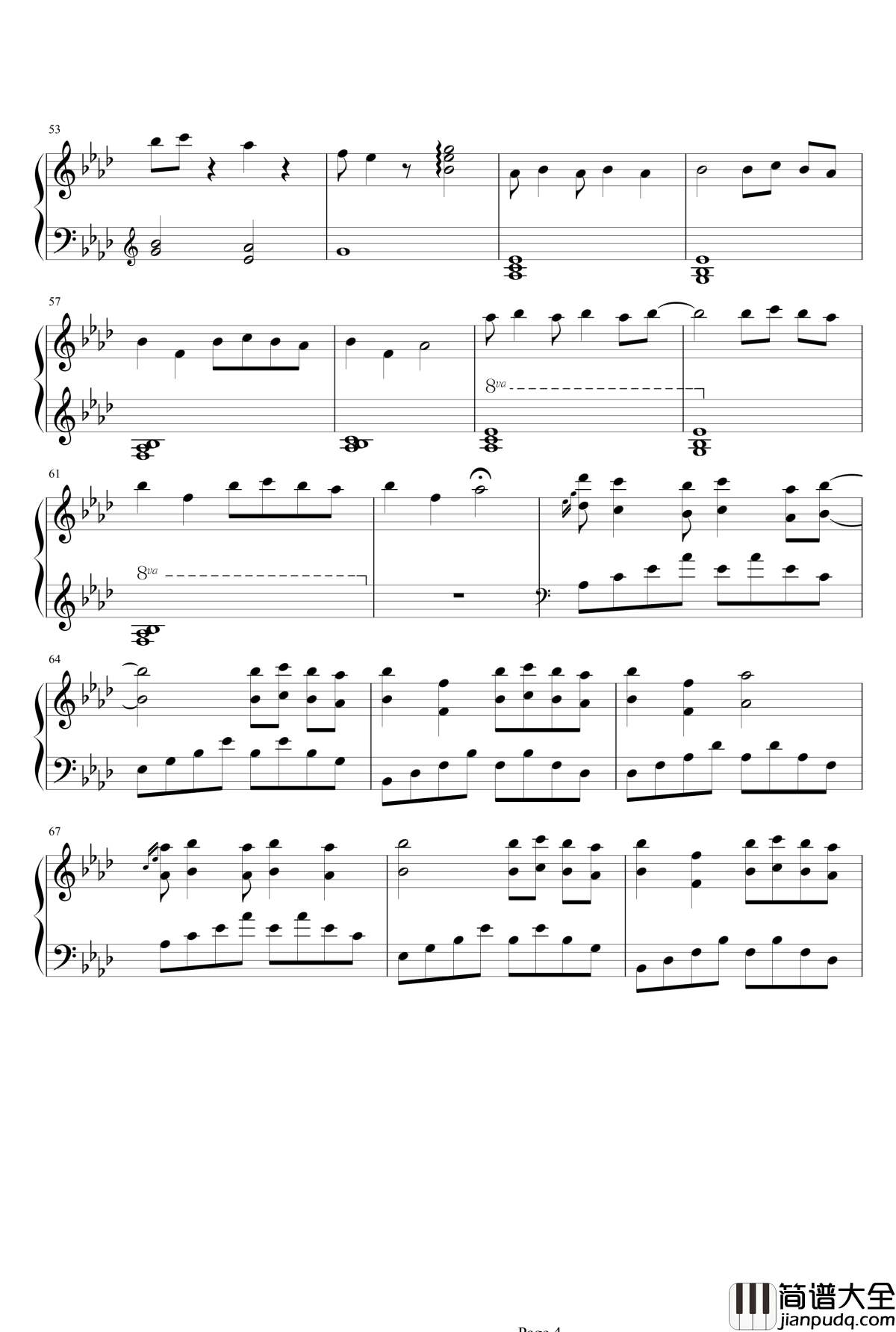 Wildest_Dreams钢琴谱_Taylor_Swift