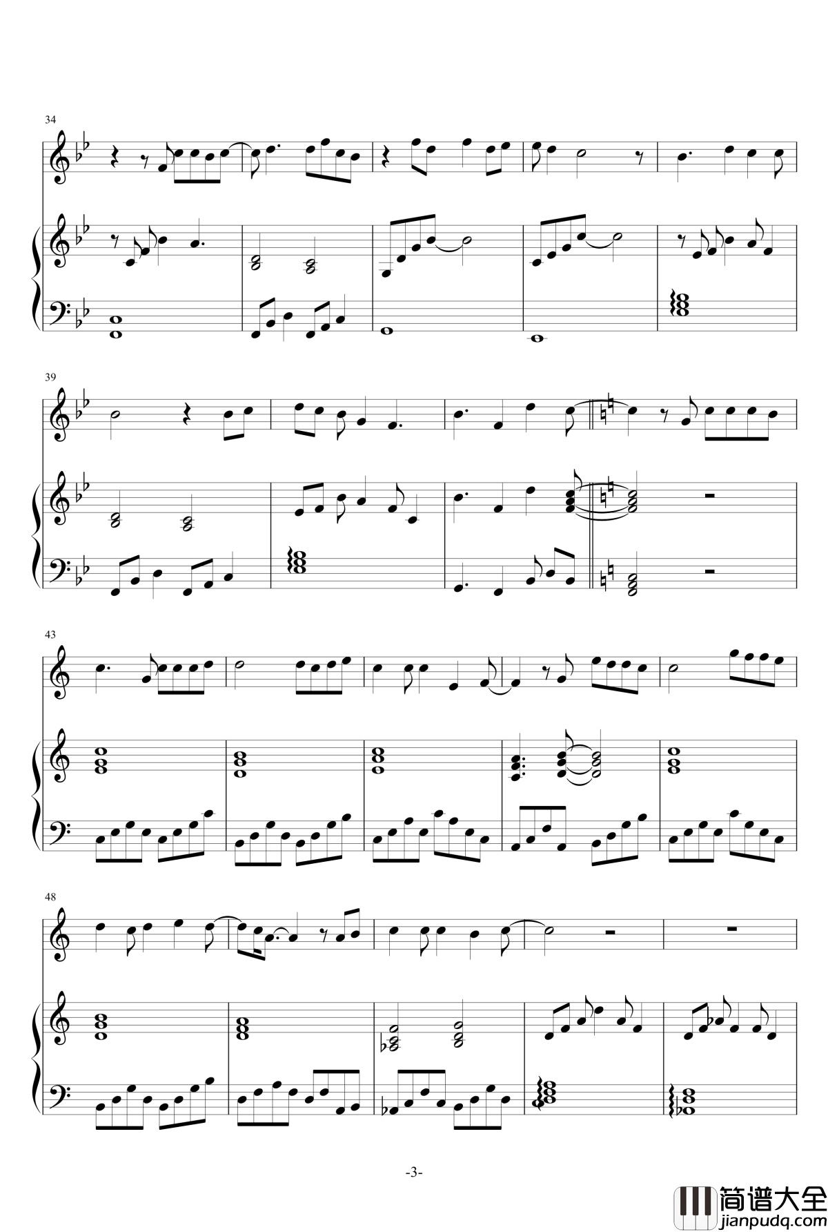 I_lay_my_love_on_you_westlife钢琴谱_西城男孩