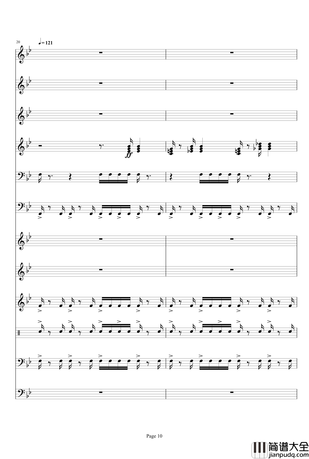 _星球大战主题音乐钢琴谱_Duel_of_the_Fates_威廉姆斯