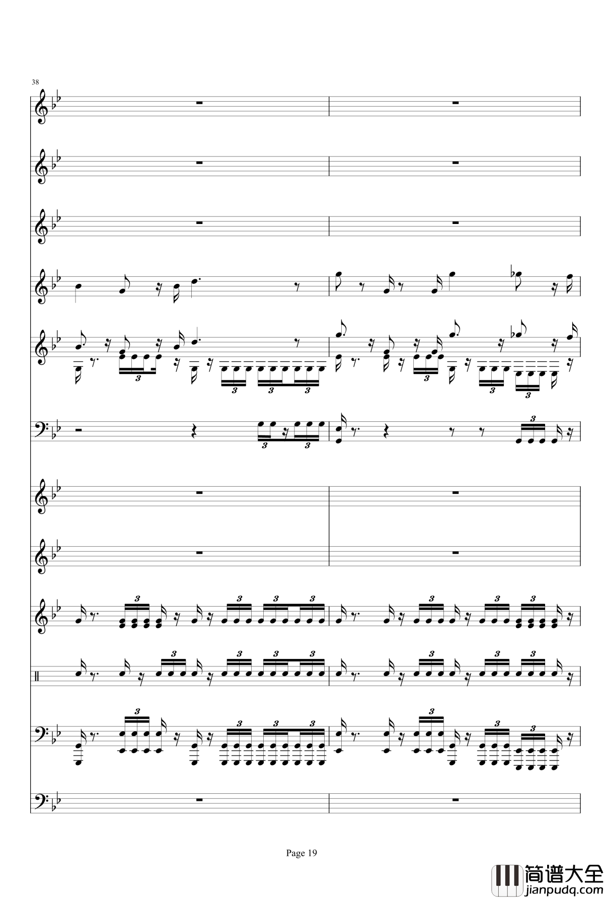 _星球大战主题音乐钢琴谱_Duel_of_the_Fates_威廉姆斯