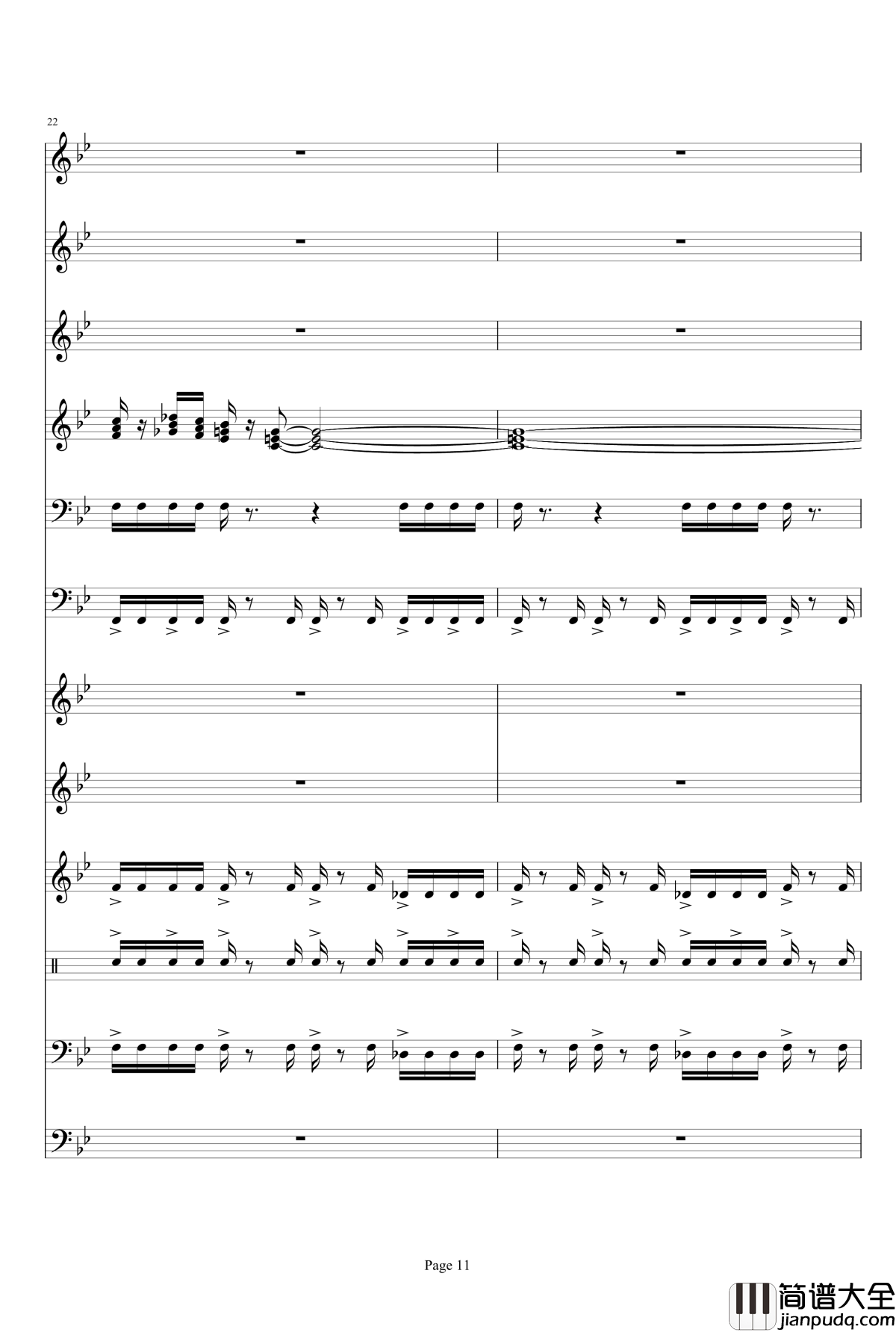 _星球大战主题音乐钢琴谱_Duel_of_the_Fates_威廉姆斯