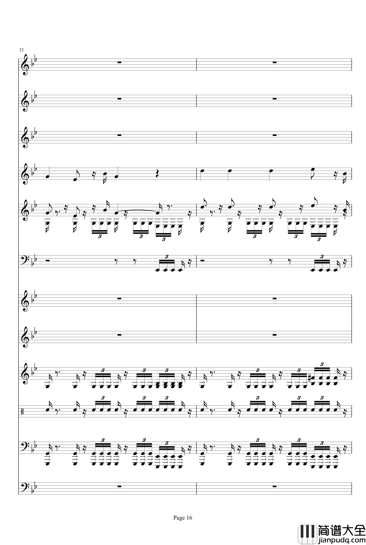 _星球大战主题音乐钢琴谱_Duel_of_the_Fates_威廉姆斯