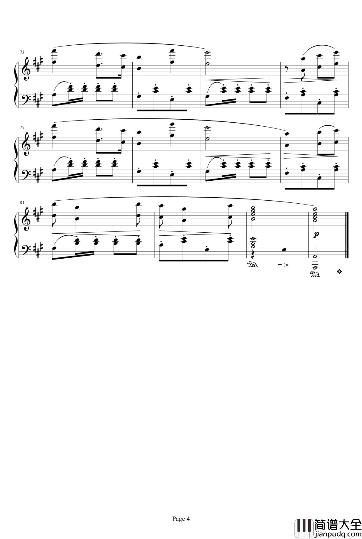 Rufus_Welcoming_Ceremony钢琴谱_最终幻想