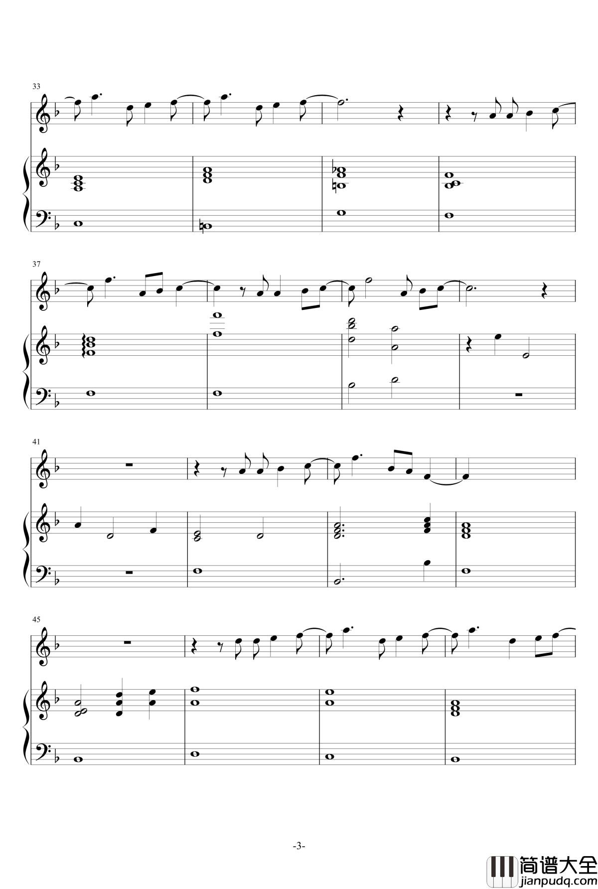 Like_a_Fool钢琴谱_Keira_Knightley