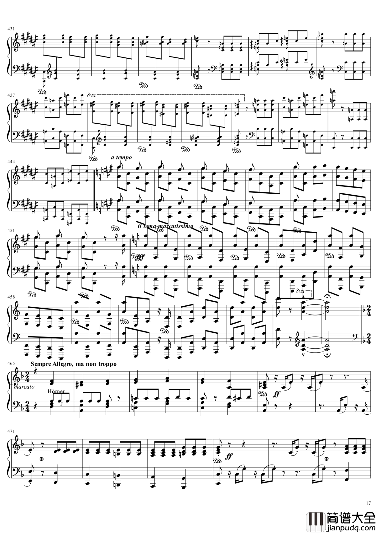 死之舞钢琴谱_Totentanz_李斯特