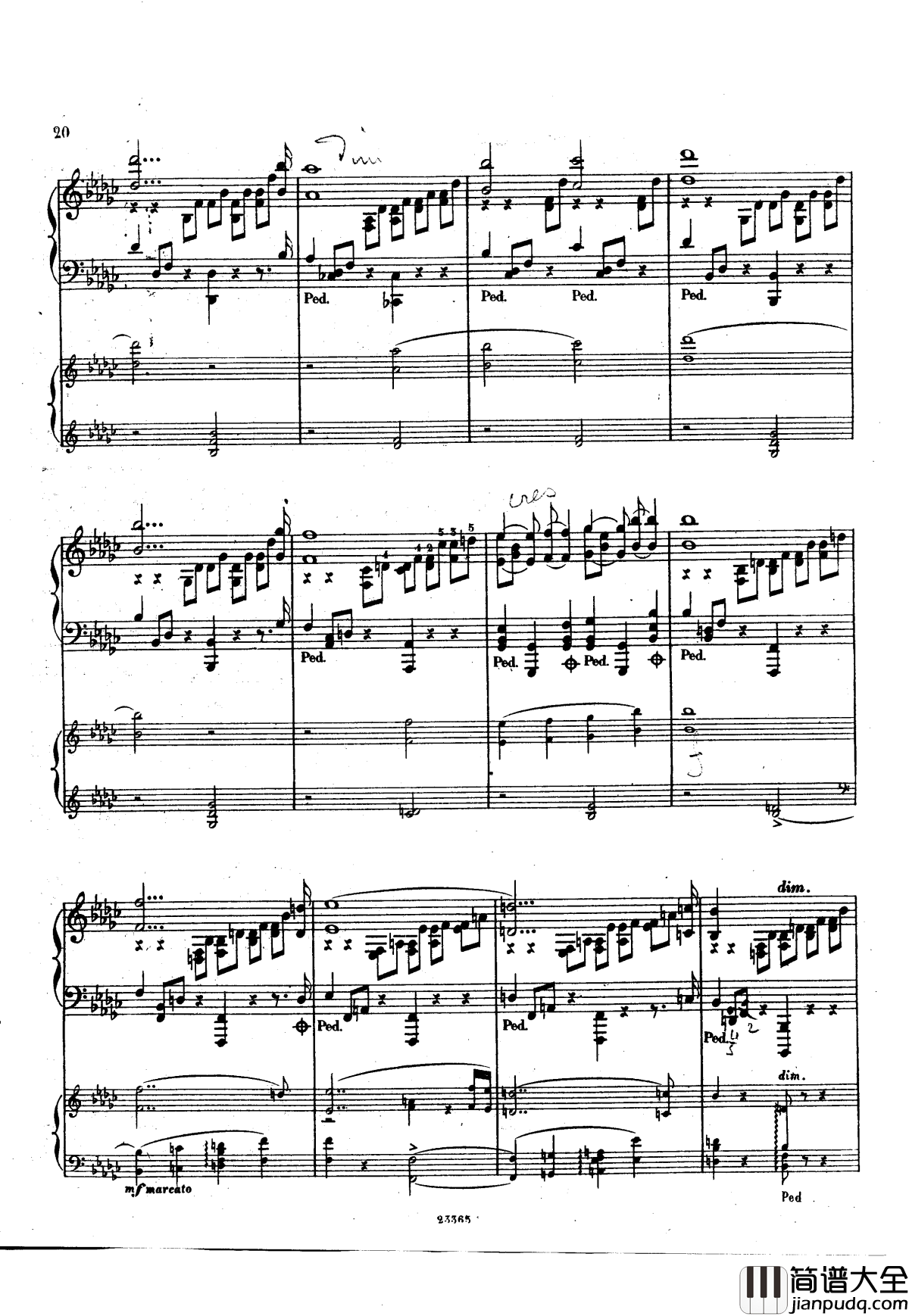 g小调钢琴协奏曲__Op.15钢琴谱_斯甘巴蒂