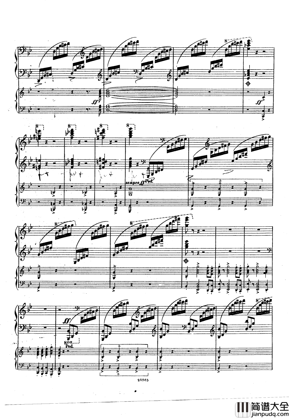 g小调钢琴协奏曲__Op.15钢琴谱_斯甘巴蒂