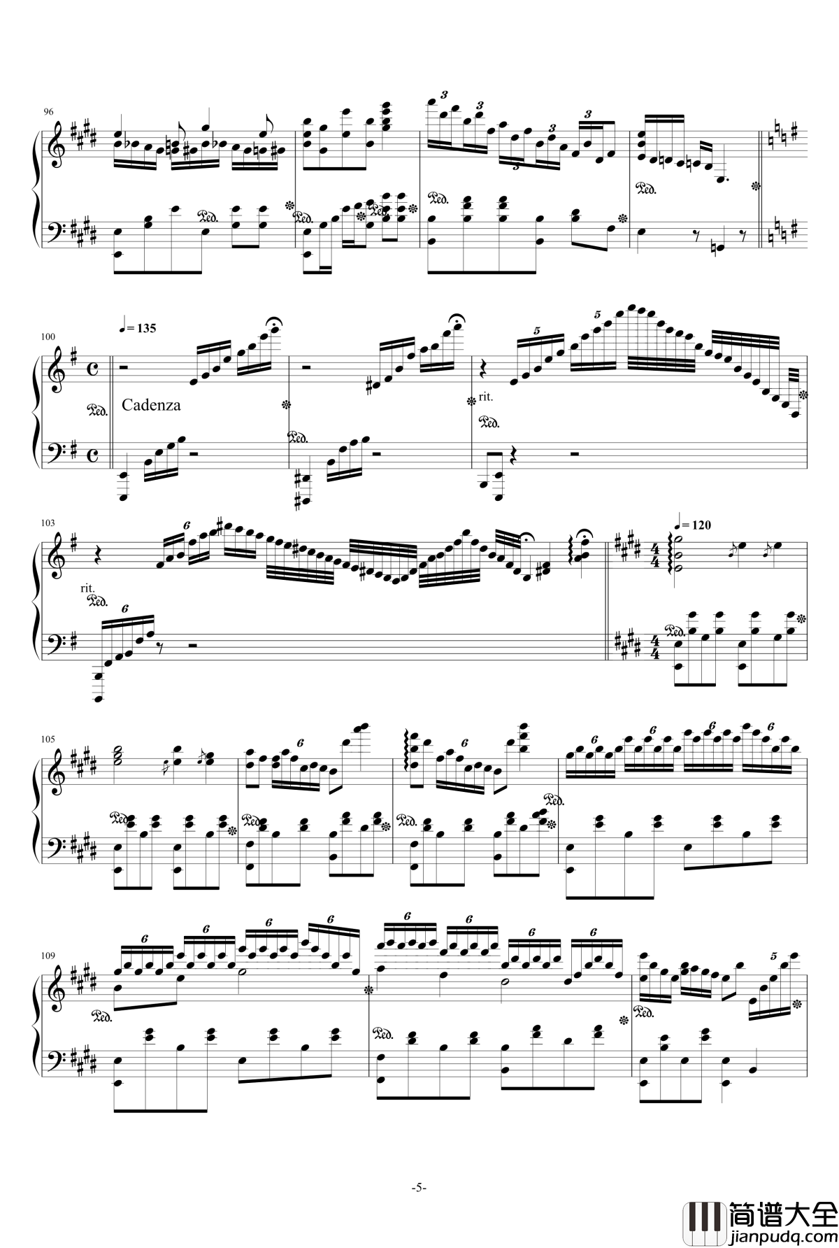 圆舞曲与进行曲钢琴谱_红木鸡