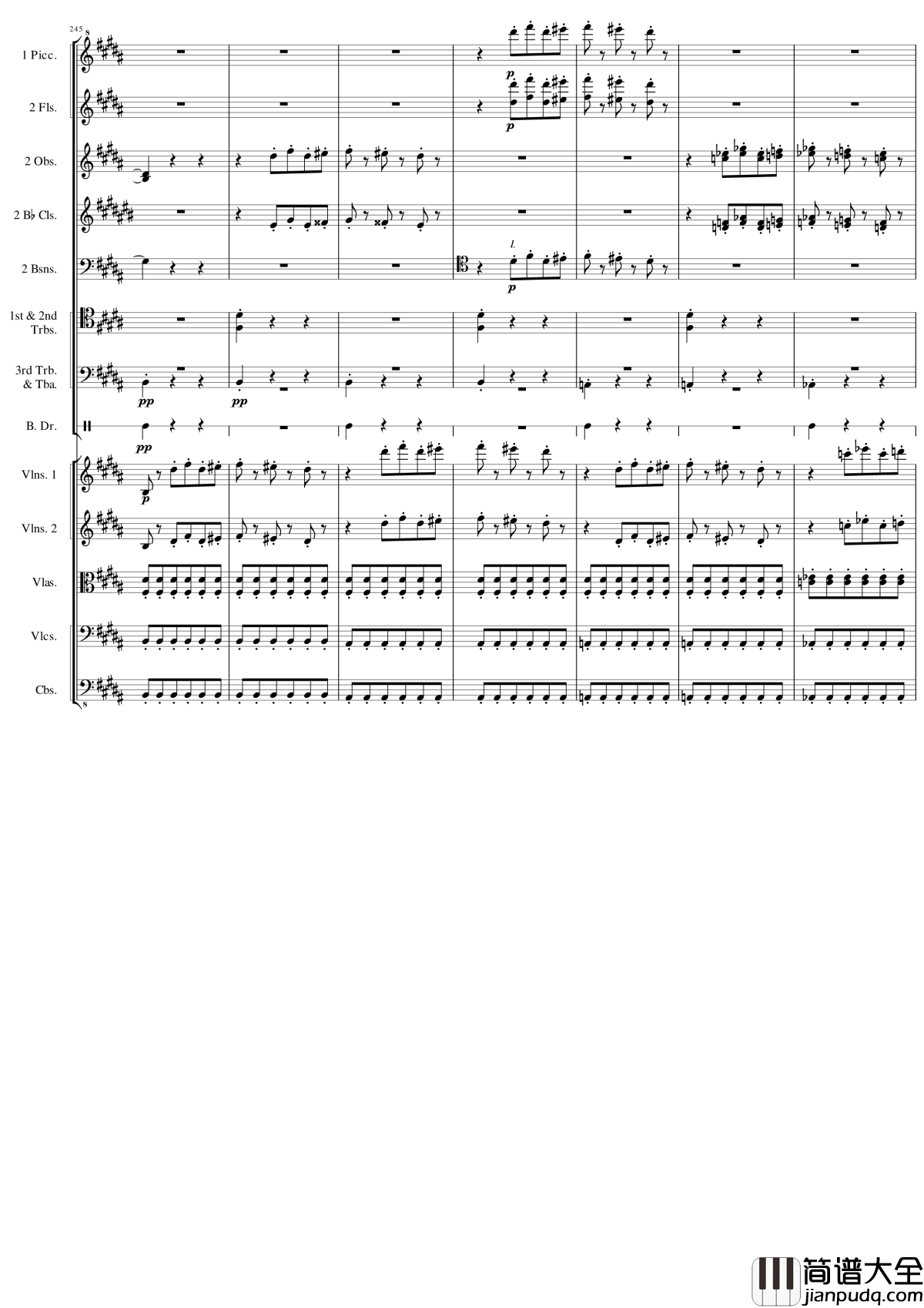 Danse_Macabre_Op.40钢琴谱_圣桑