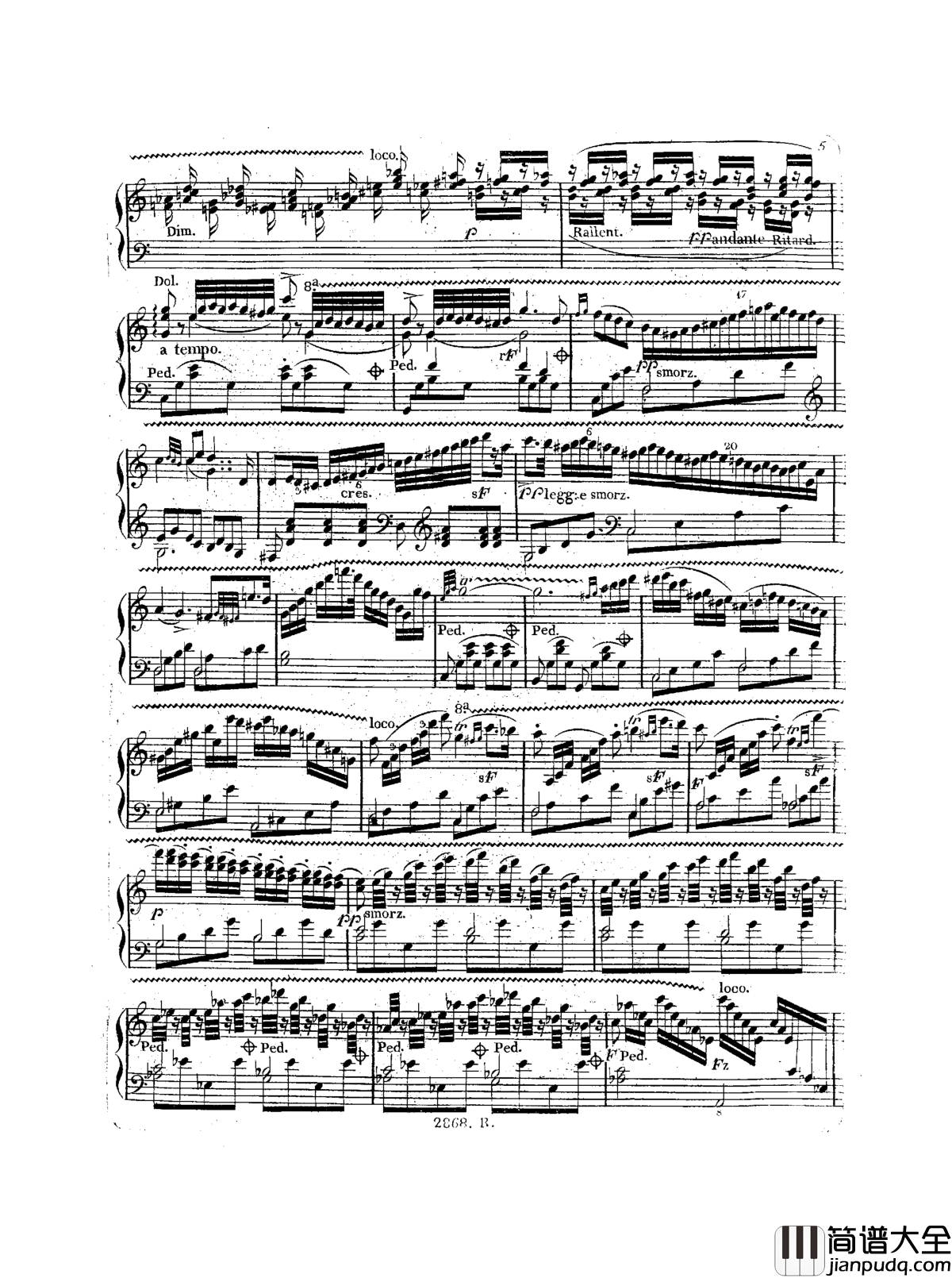 a小调钢琴协奏曲__Op.214钢琴谱_车尔尼_Czerny