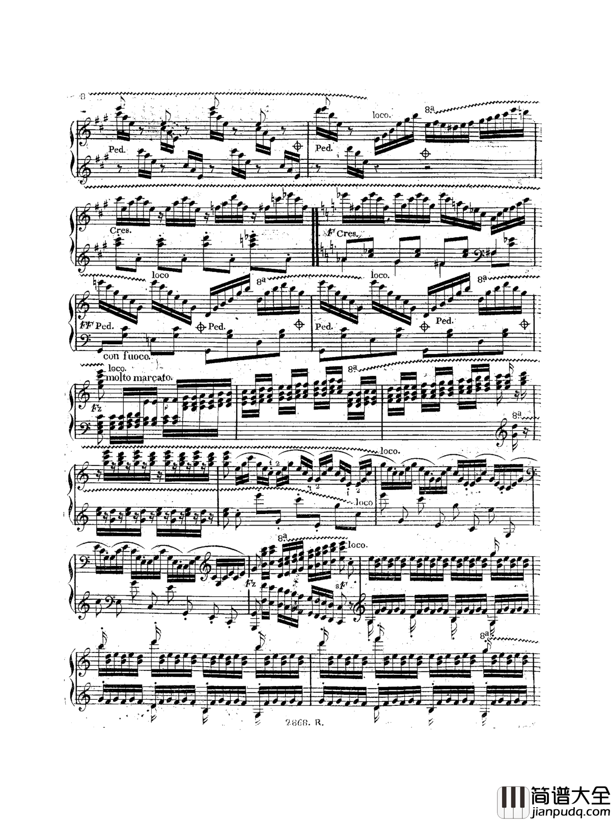 a小调钢琴协奏曲__Op.214钢琴谱_车尔尼_Czerny