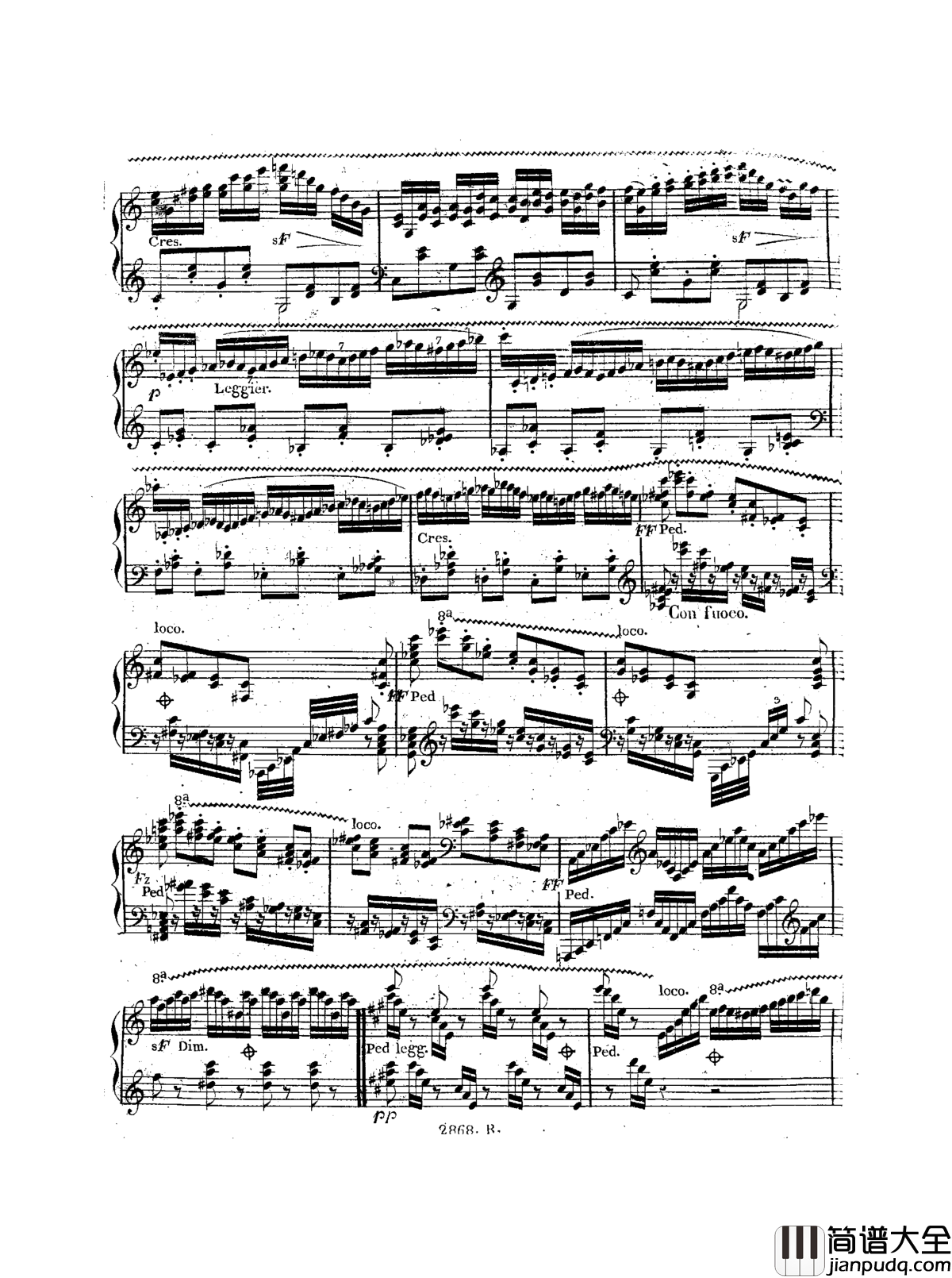 a小调钢琴协奏曲__Op.214钢琴谱_车尔尼_Czerny