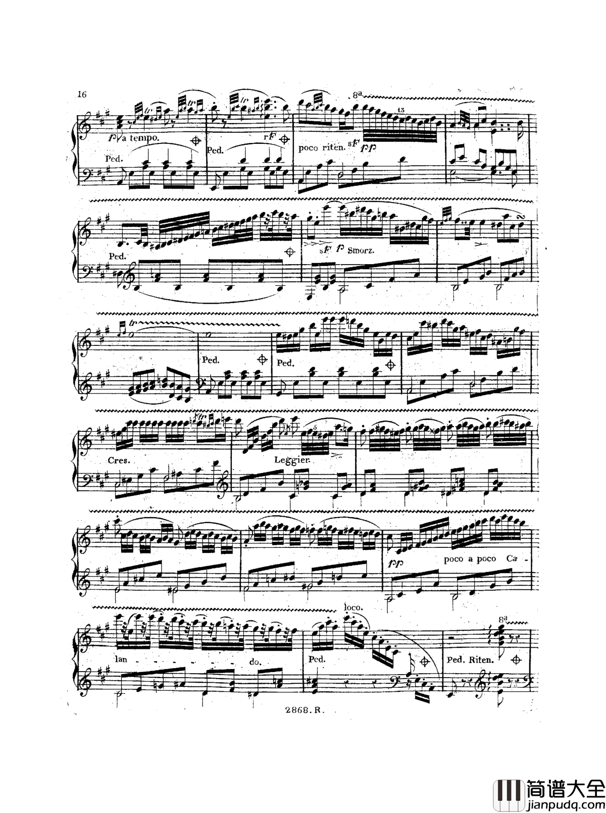 a小调钢琴协奏曲__Op.214钢琴谱_车尔尼_Czerny