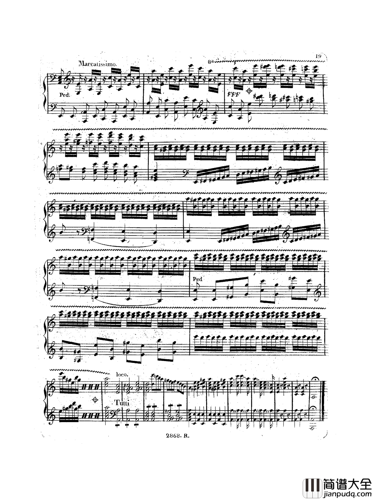 a小调钢琴协奏曲__Op.214钢琴谱_车尔尼_Czerny