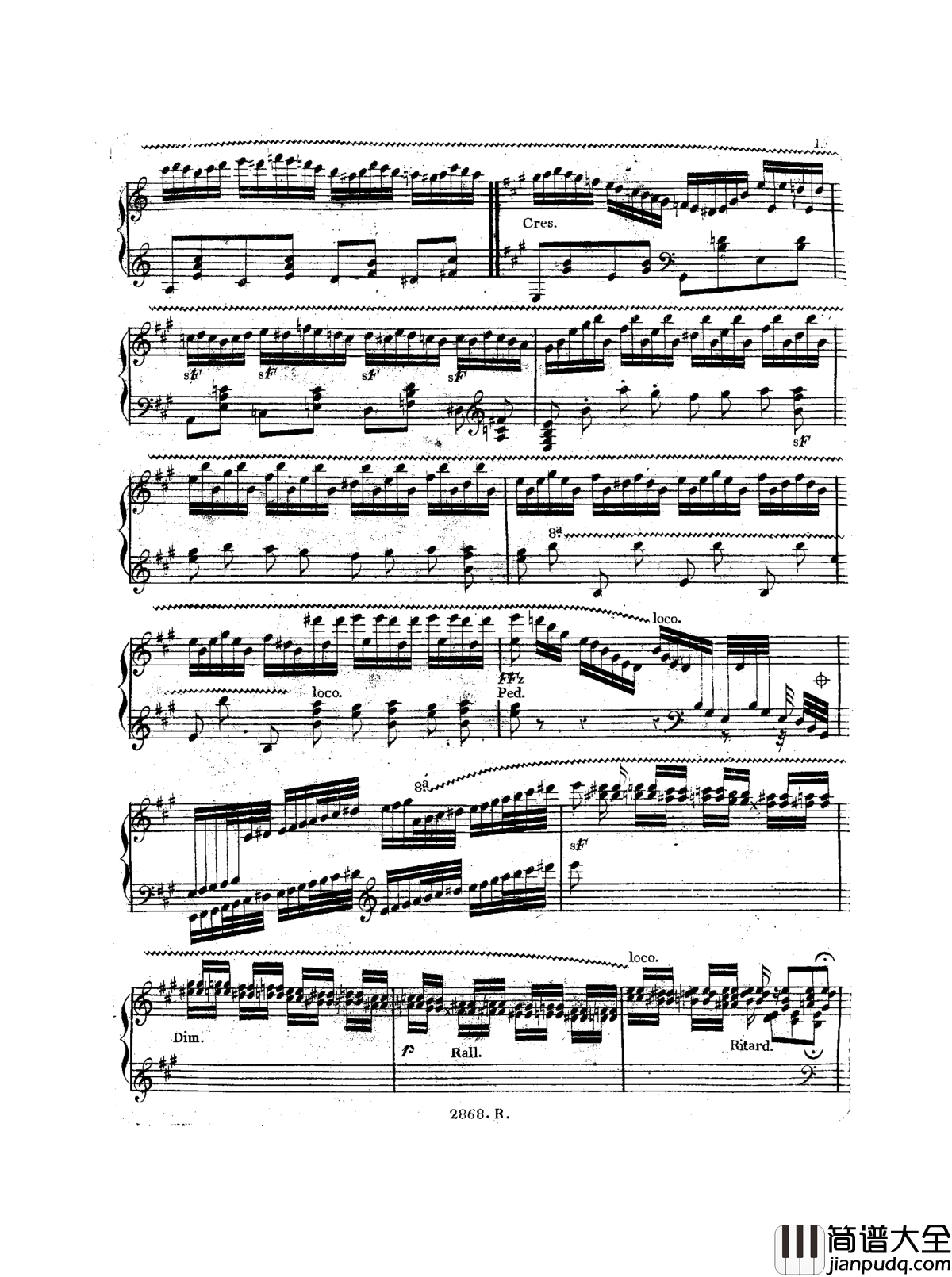 a小调钢琴协奏曲__Op.214钢琴谱_车尔尼_Czerny