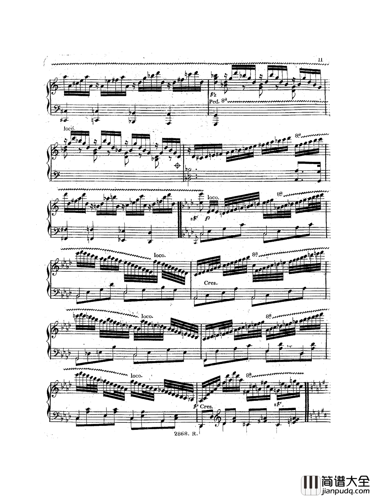 a小调钢琴协奏曲__Op.214钢琴谱_车尔尼_Czerny