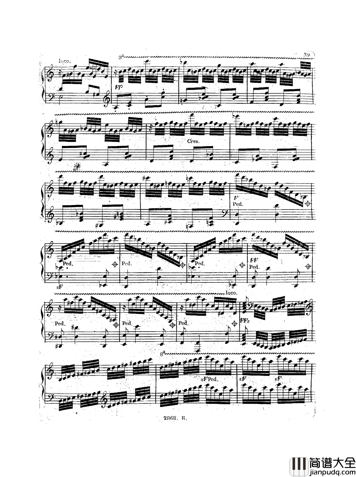 a小调钢琴协奏曲__Op.214钢琴谱_车尔尼_Czerny