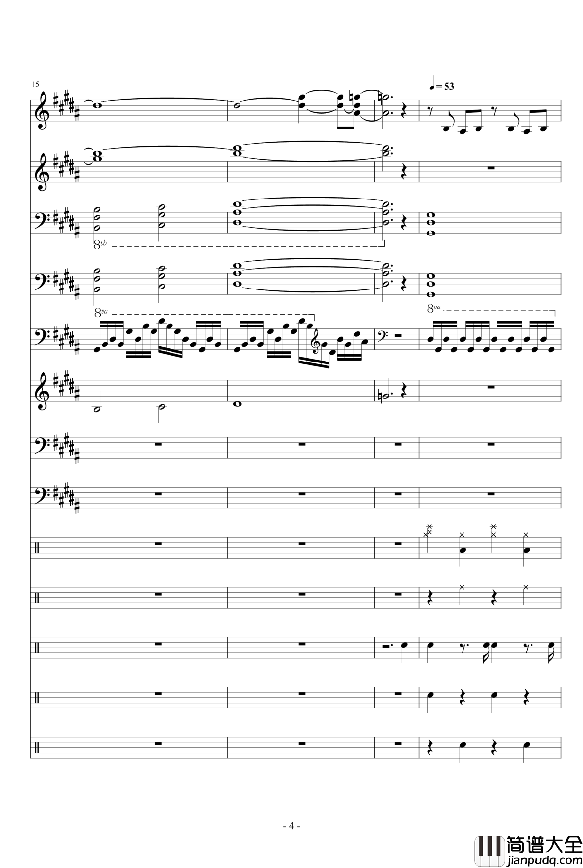 Instrument_latitude钢琴谱_Dollman