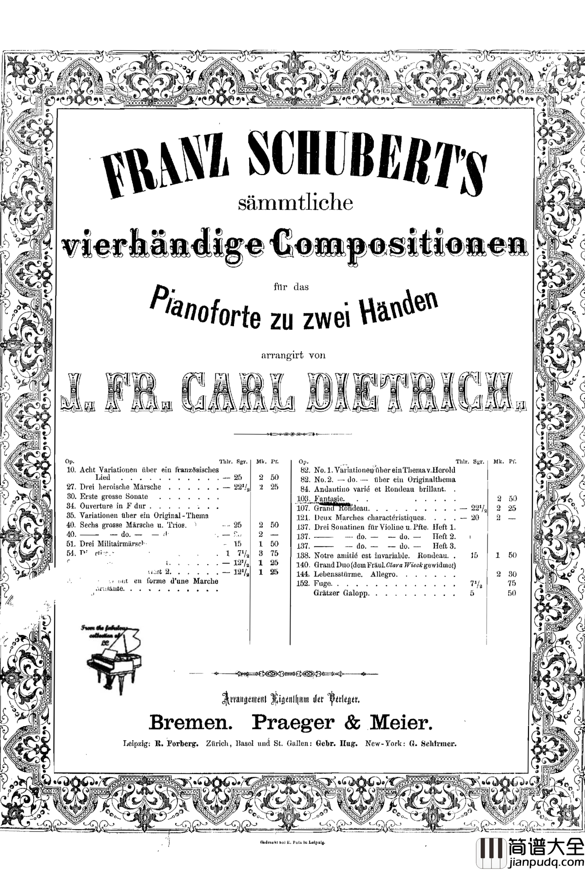 _f小调幻想曲__D.940钢琴谱_舒伯特