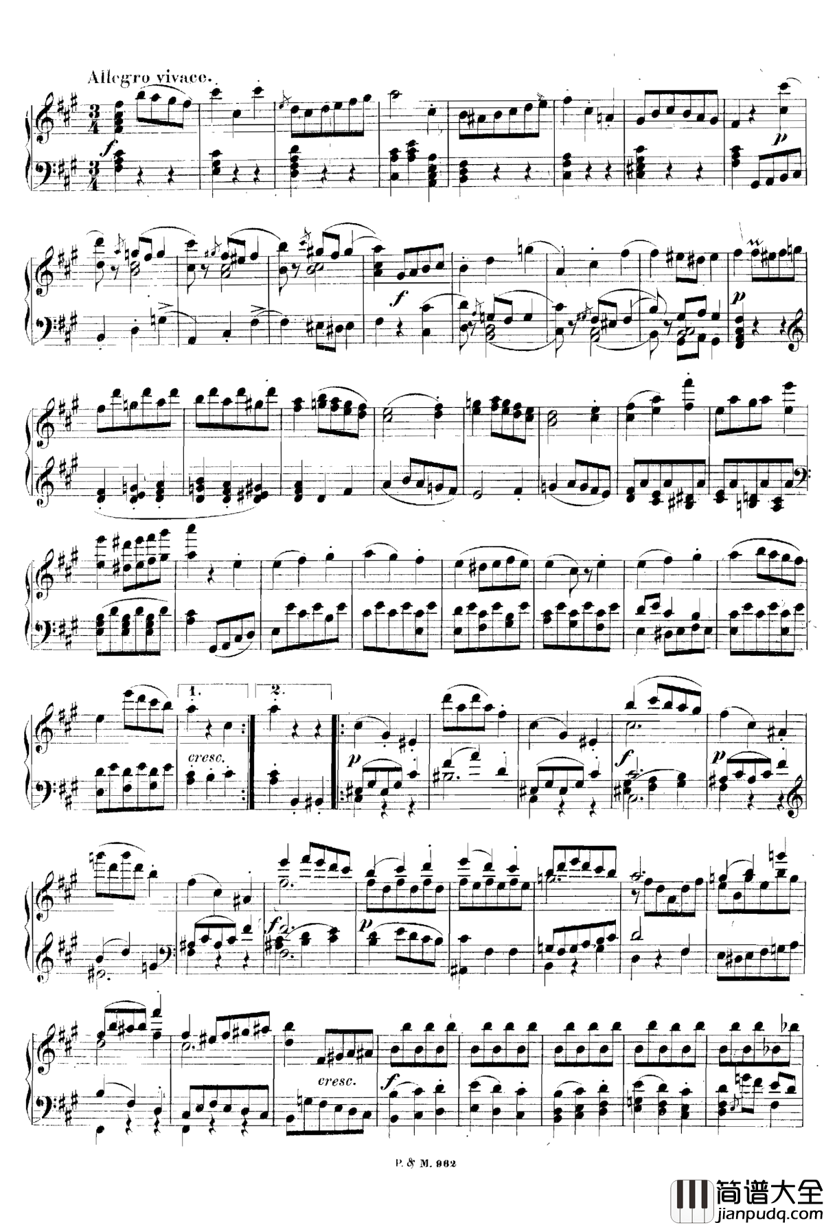 _f小调幻想曲__D.940钢琴谱_舒伯特