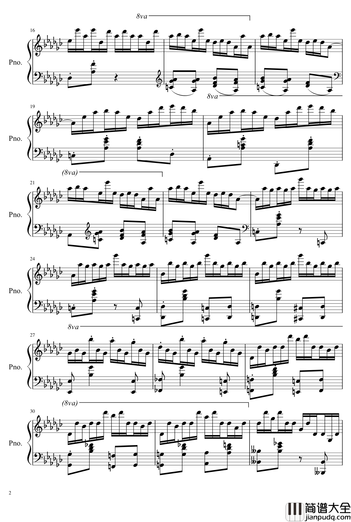 Chopin_Etude_5_Speed_Version钢琴谱_肖邦_chopin