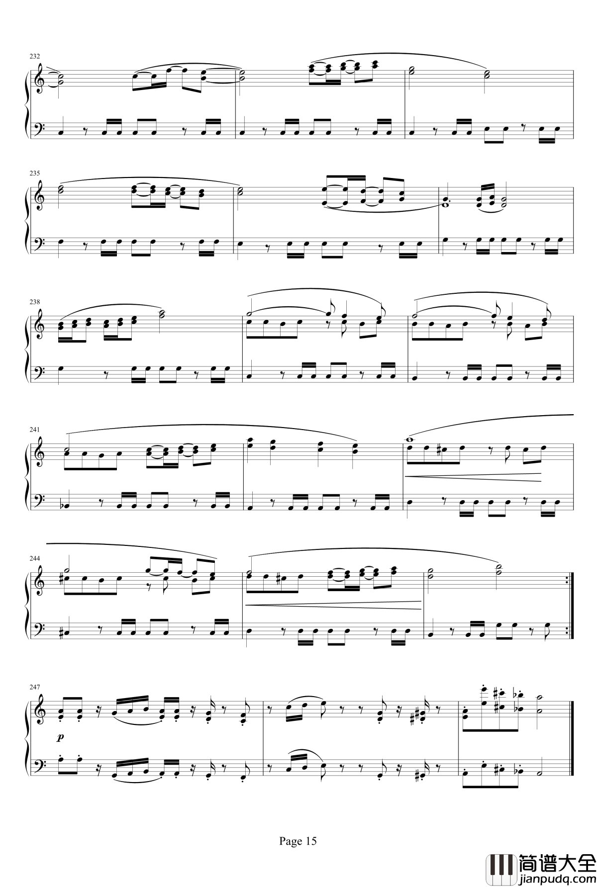 魂斗罗钢琴谱_重制_魂斗罗