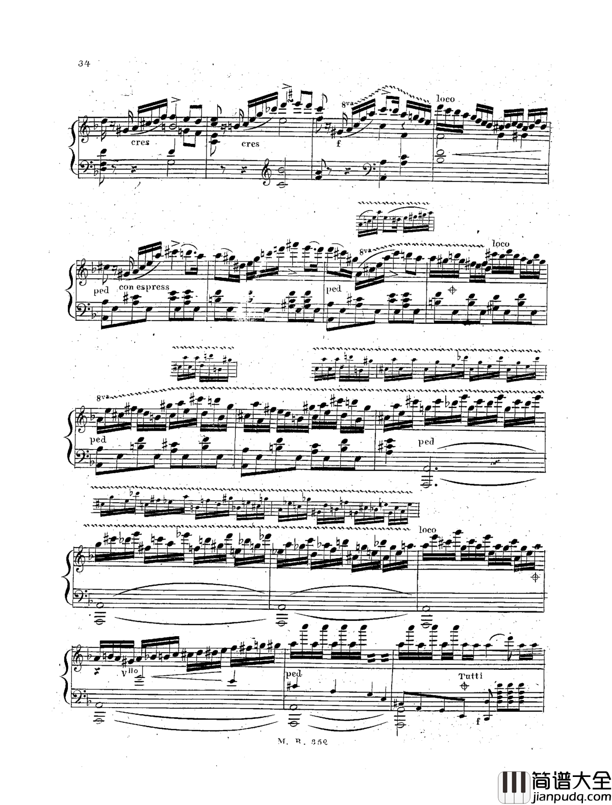 _d小调第一钢琴协奏曲_Op.61__第三乐章钢琴谱_卡尔克布雷纳