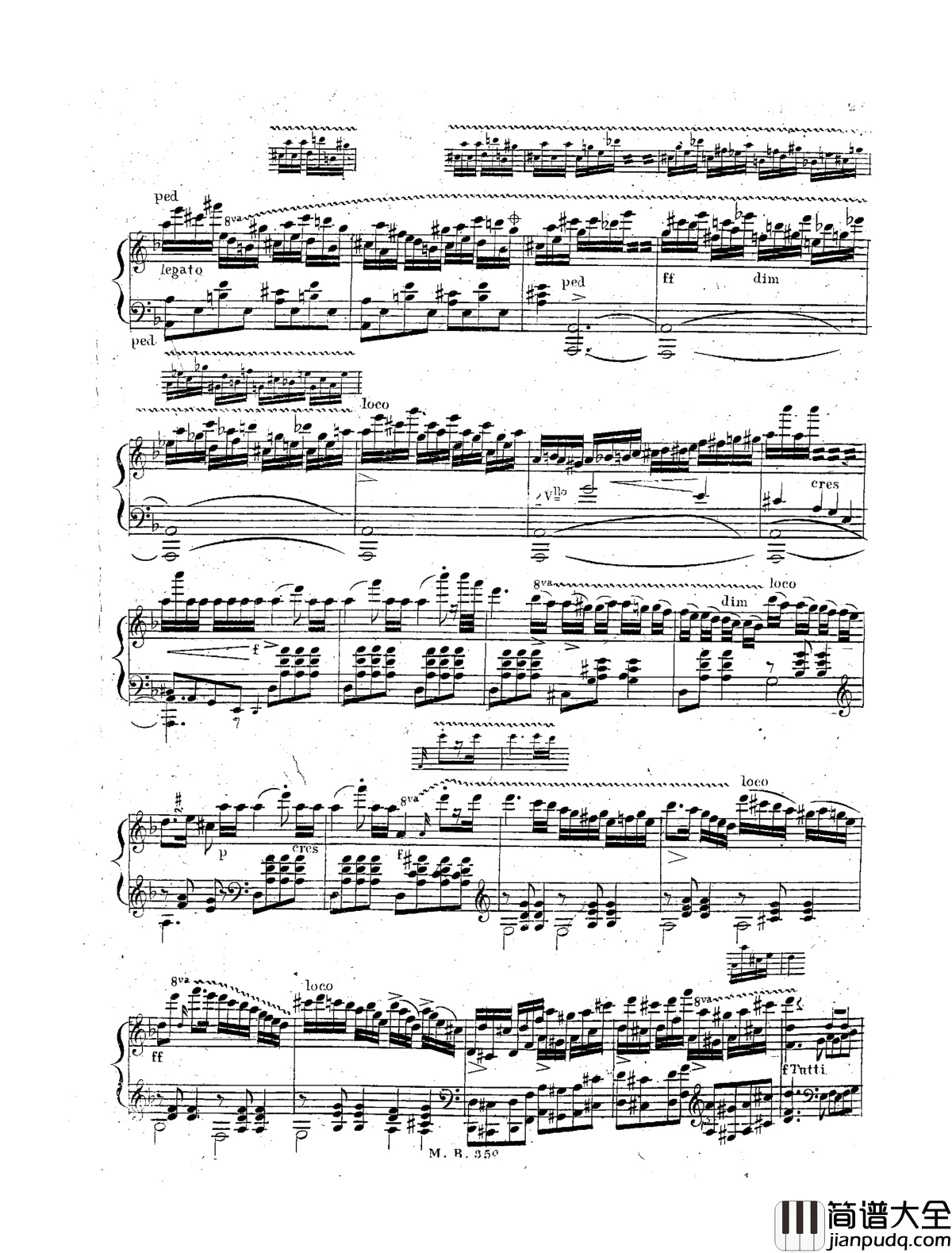 _d小调第一钢琴协奏曲_Op.61__第三乐章钢琴谱_卡尔克布雷纳