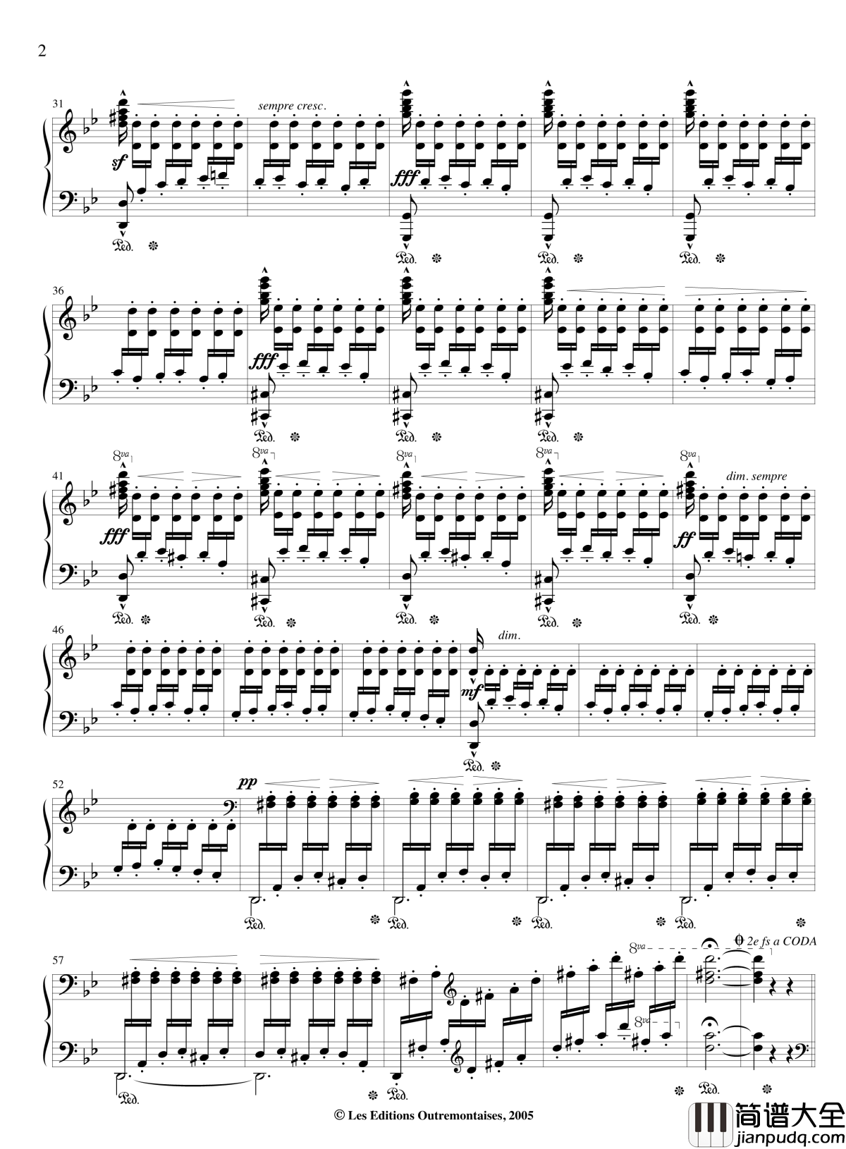 阿斯图拉斯的传说钢琴谱_Asturias_伊萨克·阿尔贝尼兹