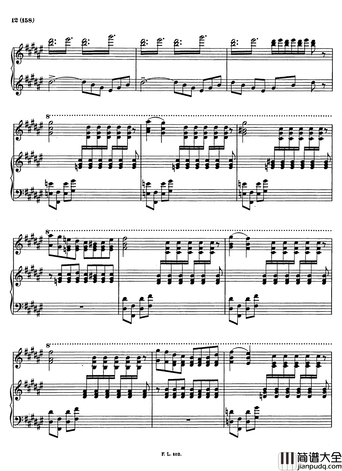 梅菲斯特圆舞曲__第三首_S.216钢琴谱_李斯特