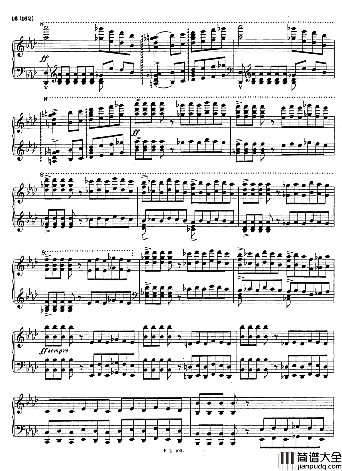 梅菲斯特圆舞曲__第三首_S.216钢琴谱_李斯特