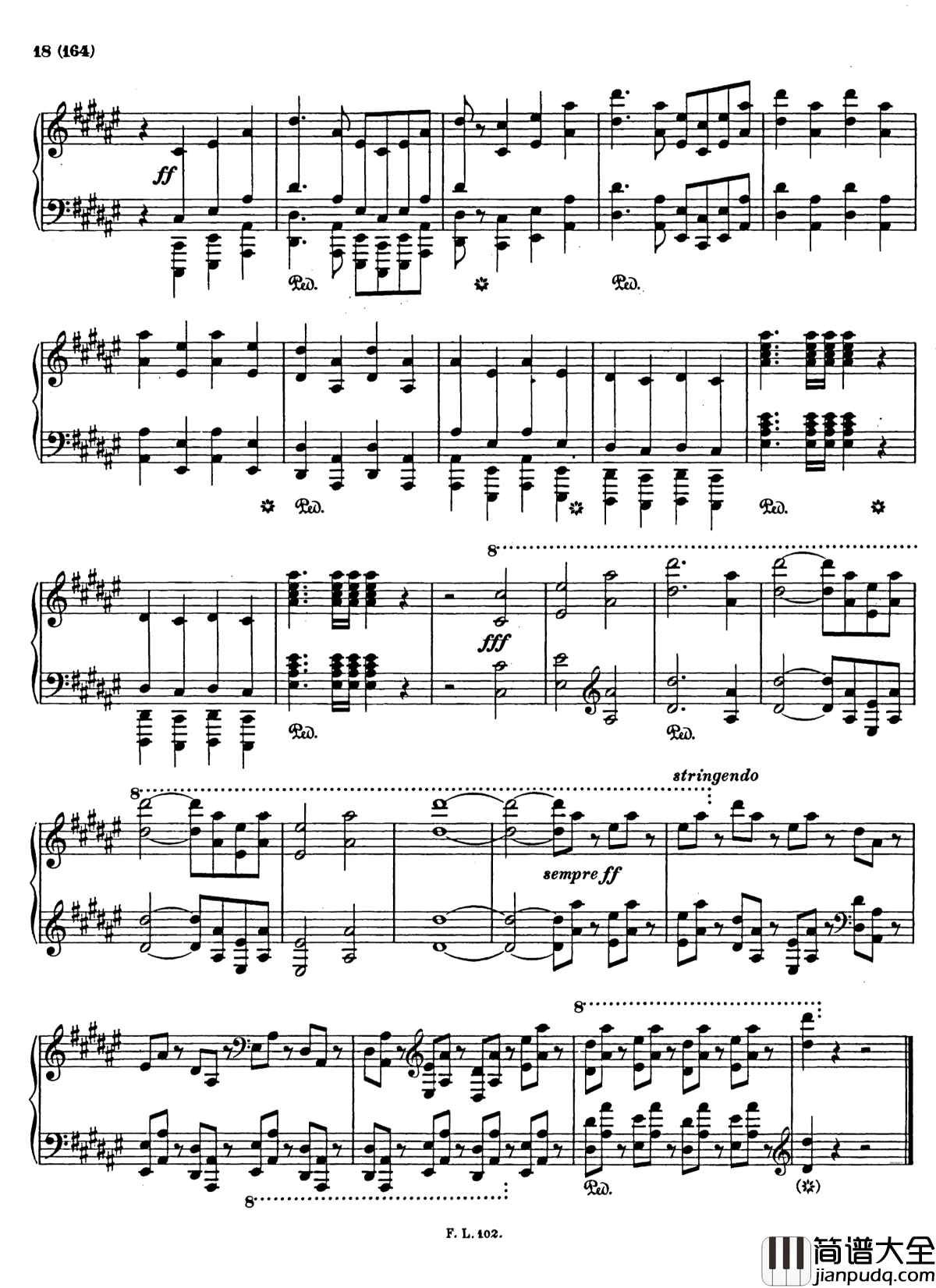 梅菲斯特圆舞曲__第三首_S.216钢琴谱_李斯特