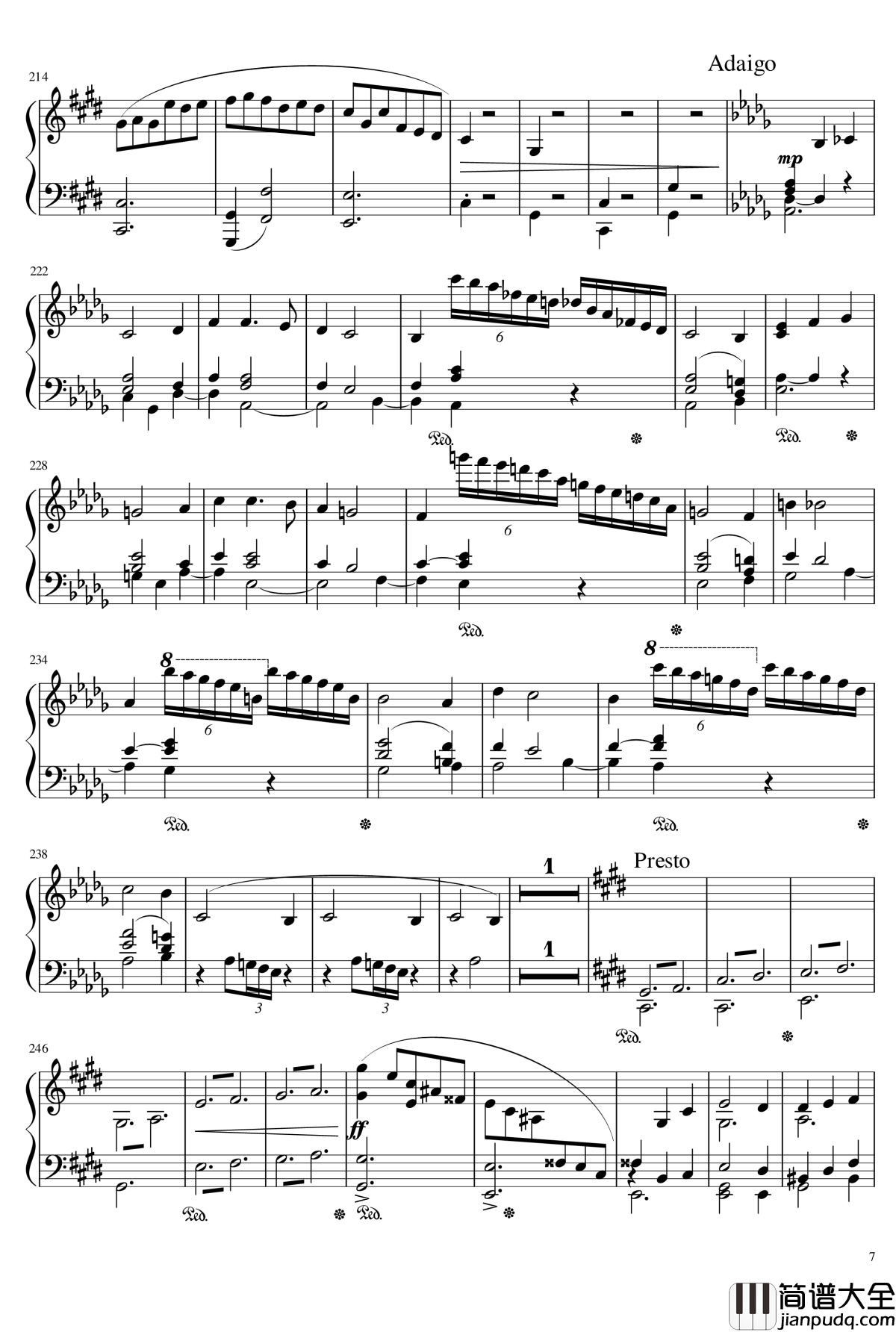 升c小调谐谑曲钢琴谱_Ice_KUN