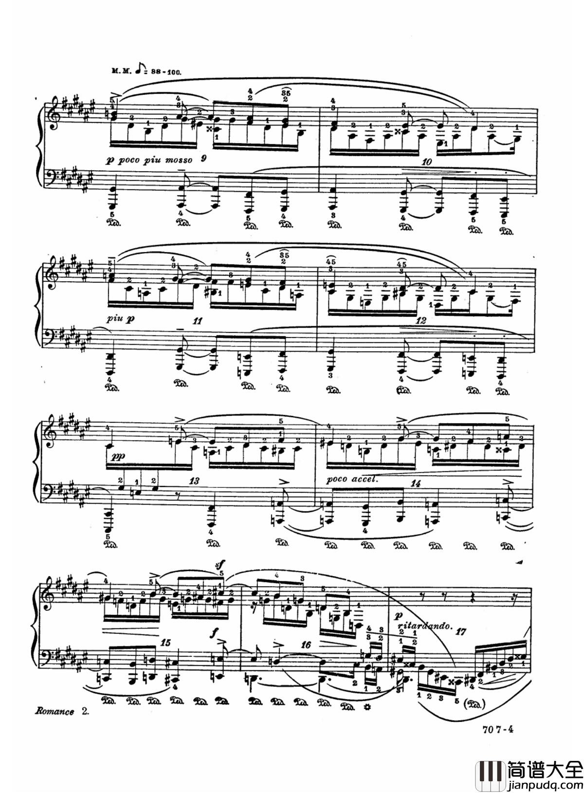 升F大调浪漫曲Op.28__No.2钢琴谱_舒曼