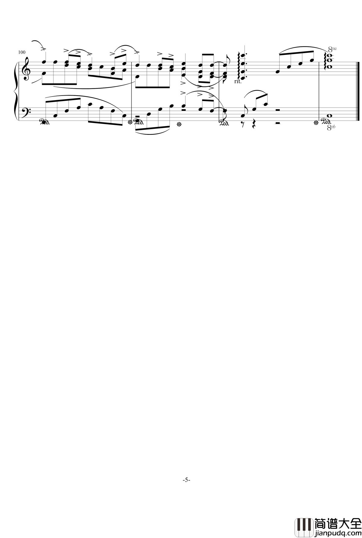 遇见钢琴谱_yebeiyu