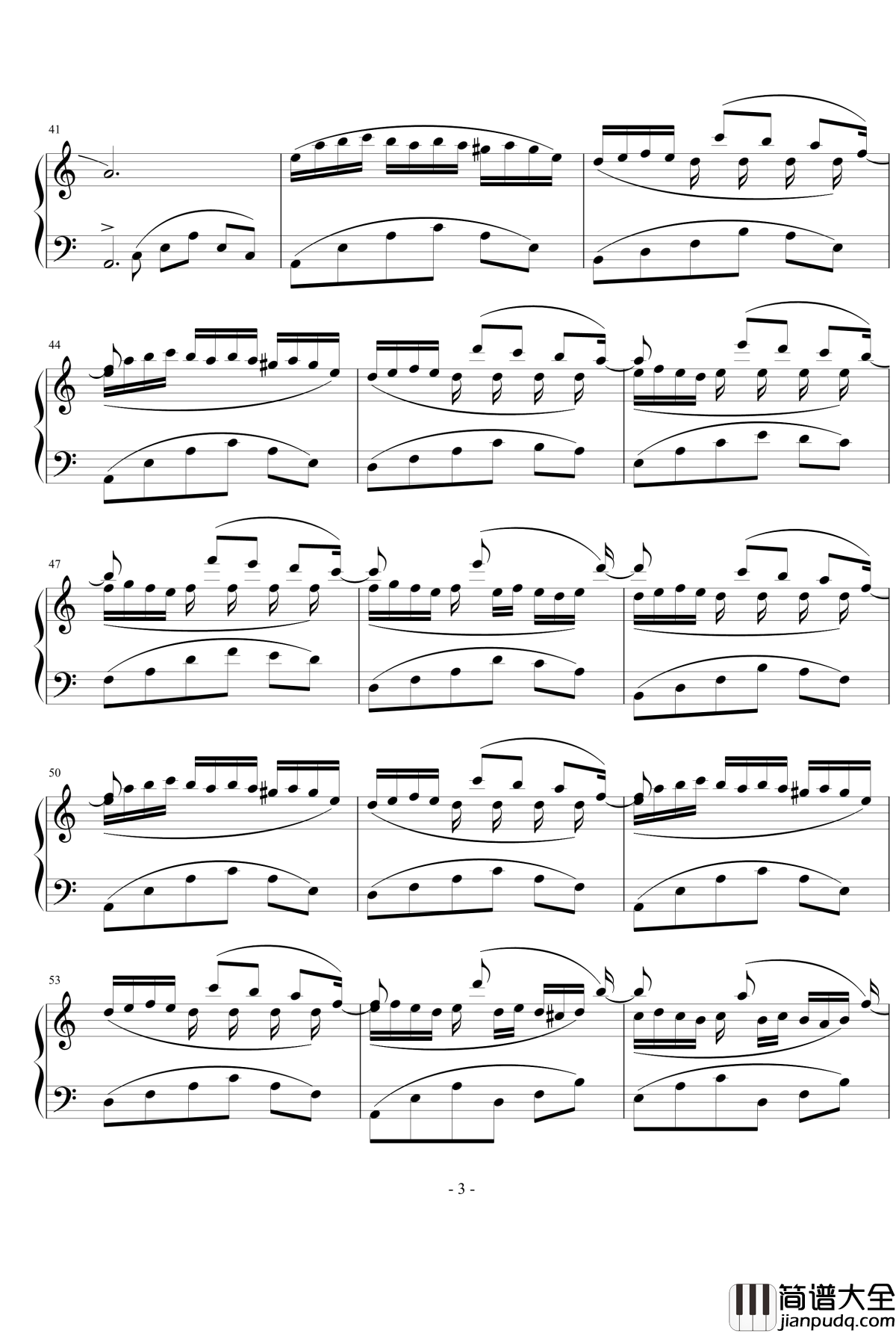 无词歌钢琴谱_yebeiyu