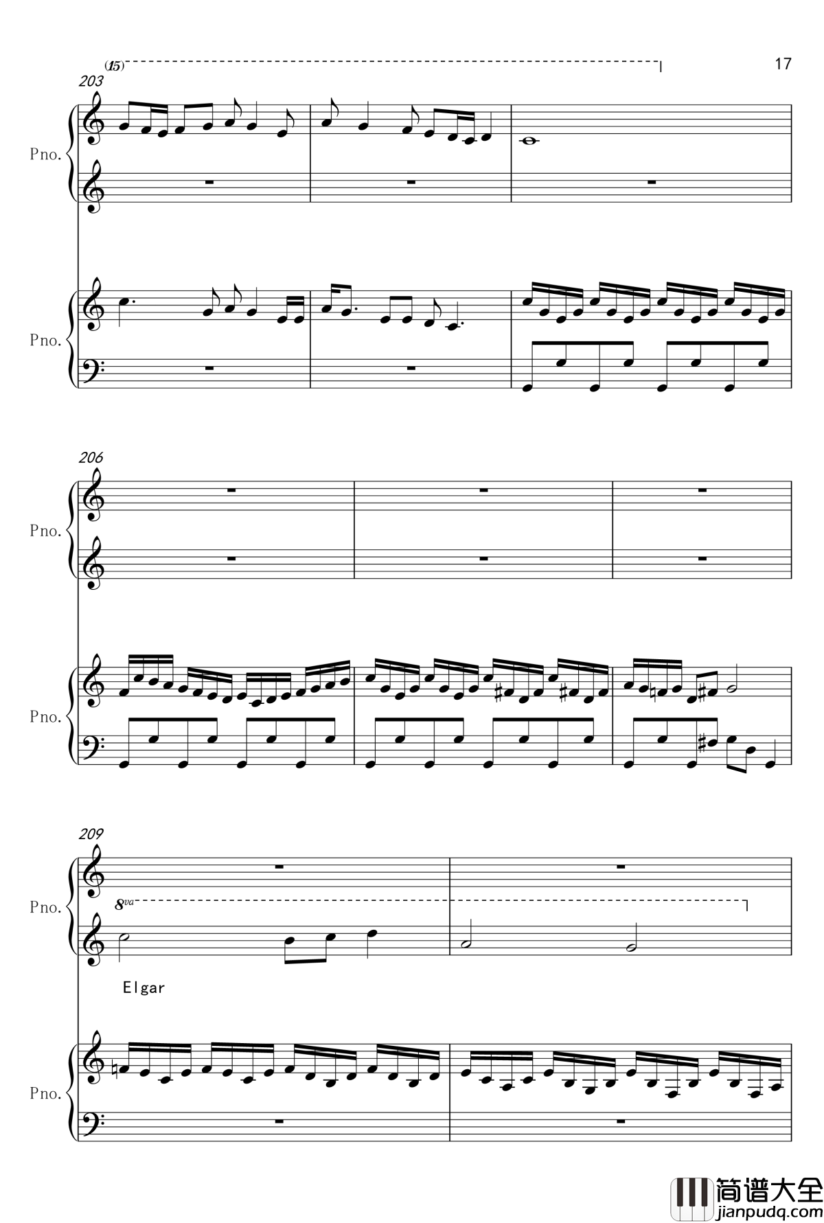 名曲编年史钢琴谱_世界名曲