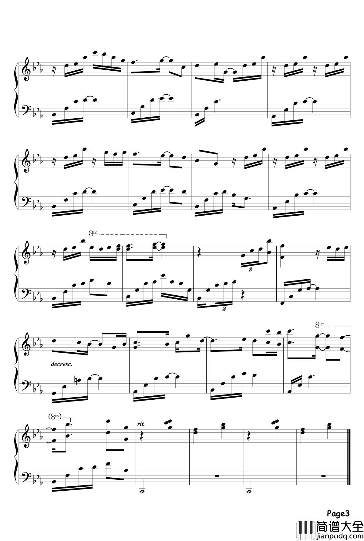 紡ぎばなし钢琴谱_寒蝉鸣泣之时