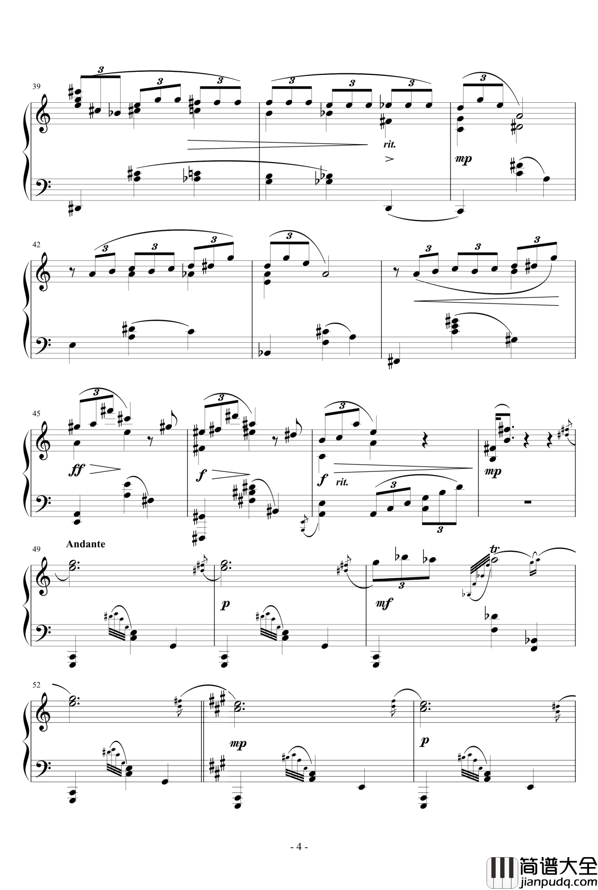 迷梦之舞钢琴谱_琴欲