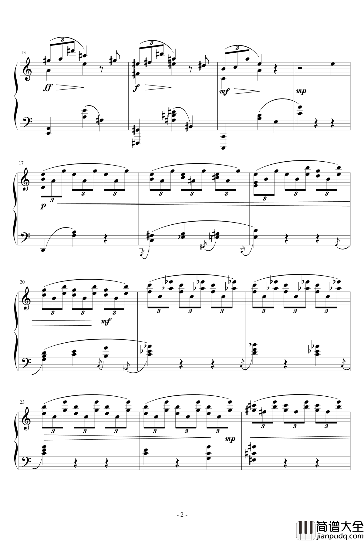 迷梦之舞钢琴谱_琴欲